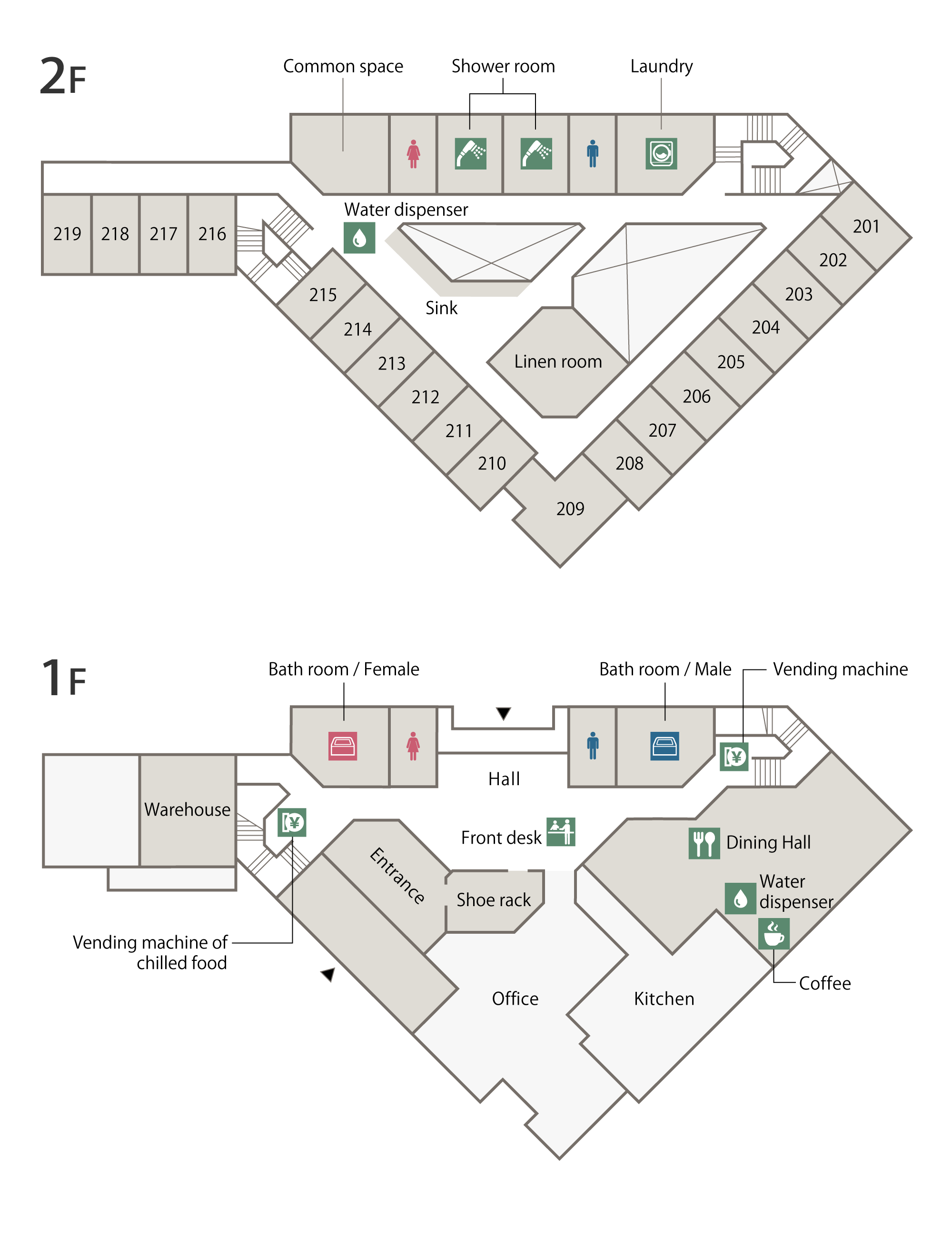 Guide map